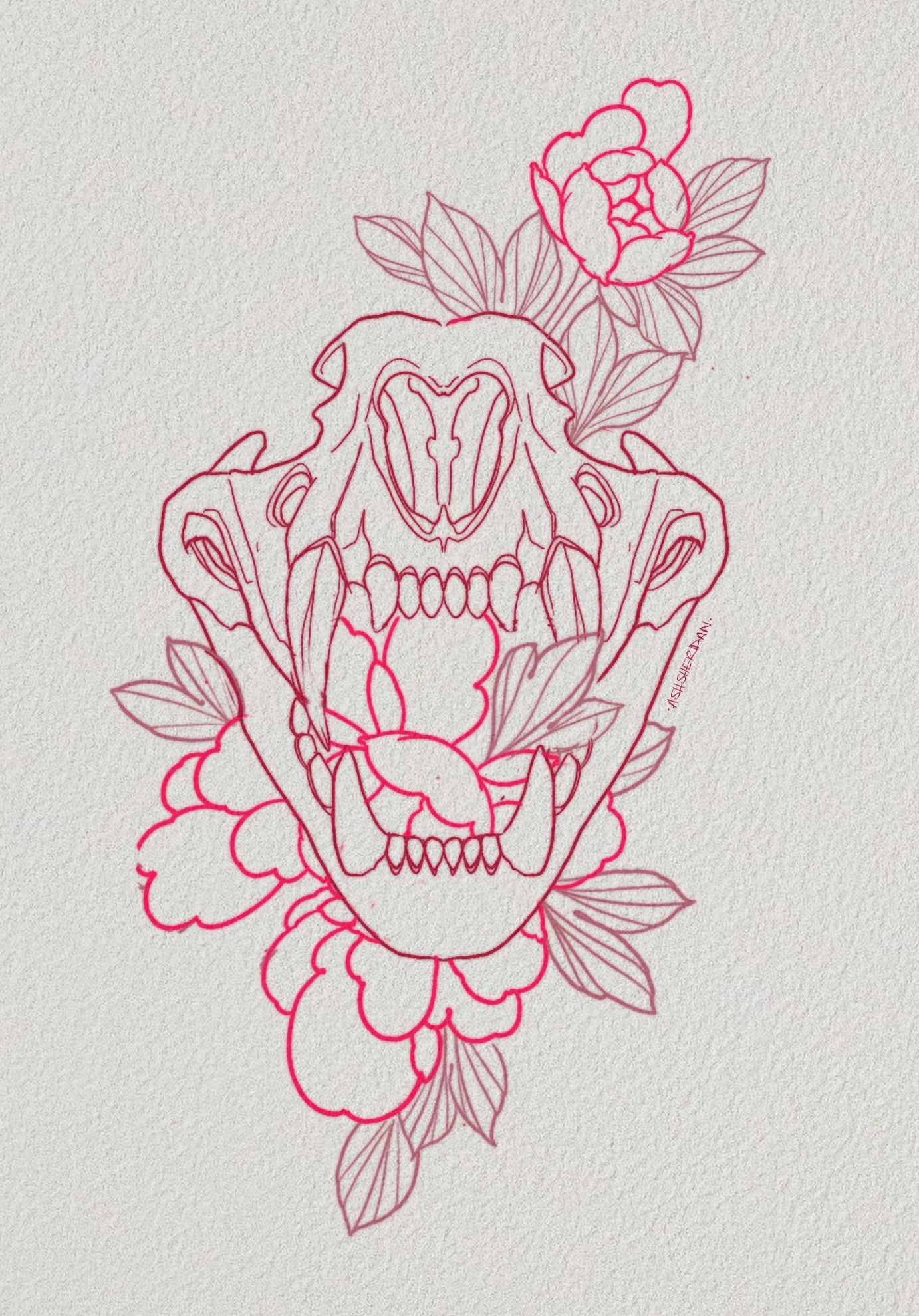 Botanical Gothic Flash by Ash Sheridan — The Ink Factory Dublin