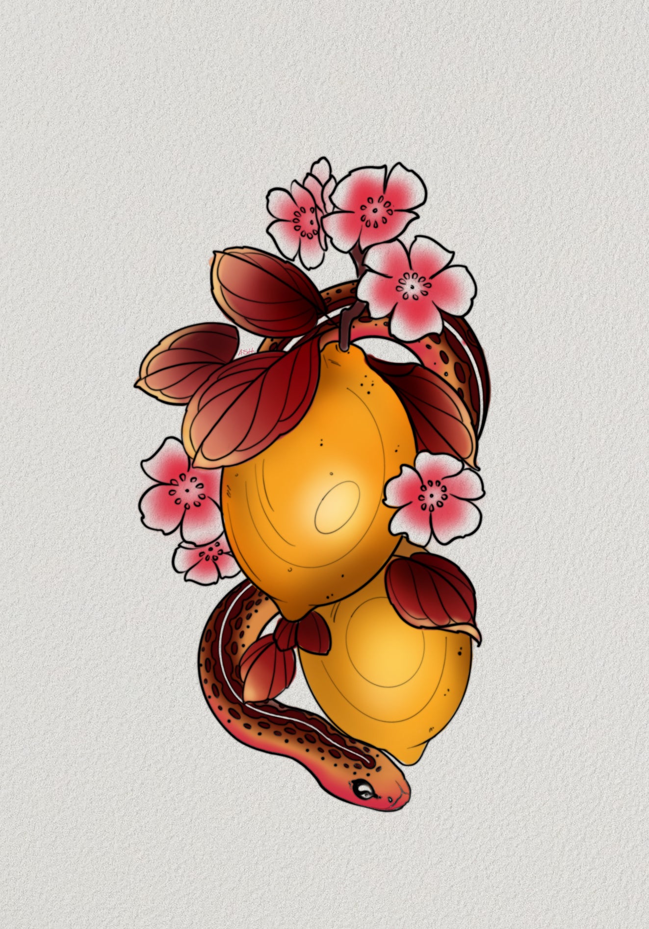 Symbolic Nature Flash by Ash Sheridan — The Ink Factory Dublin