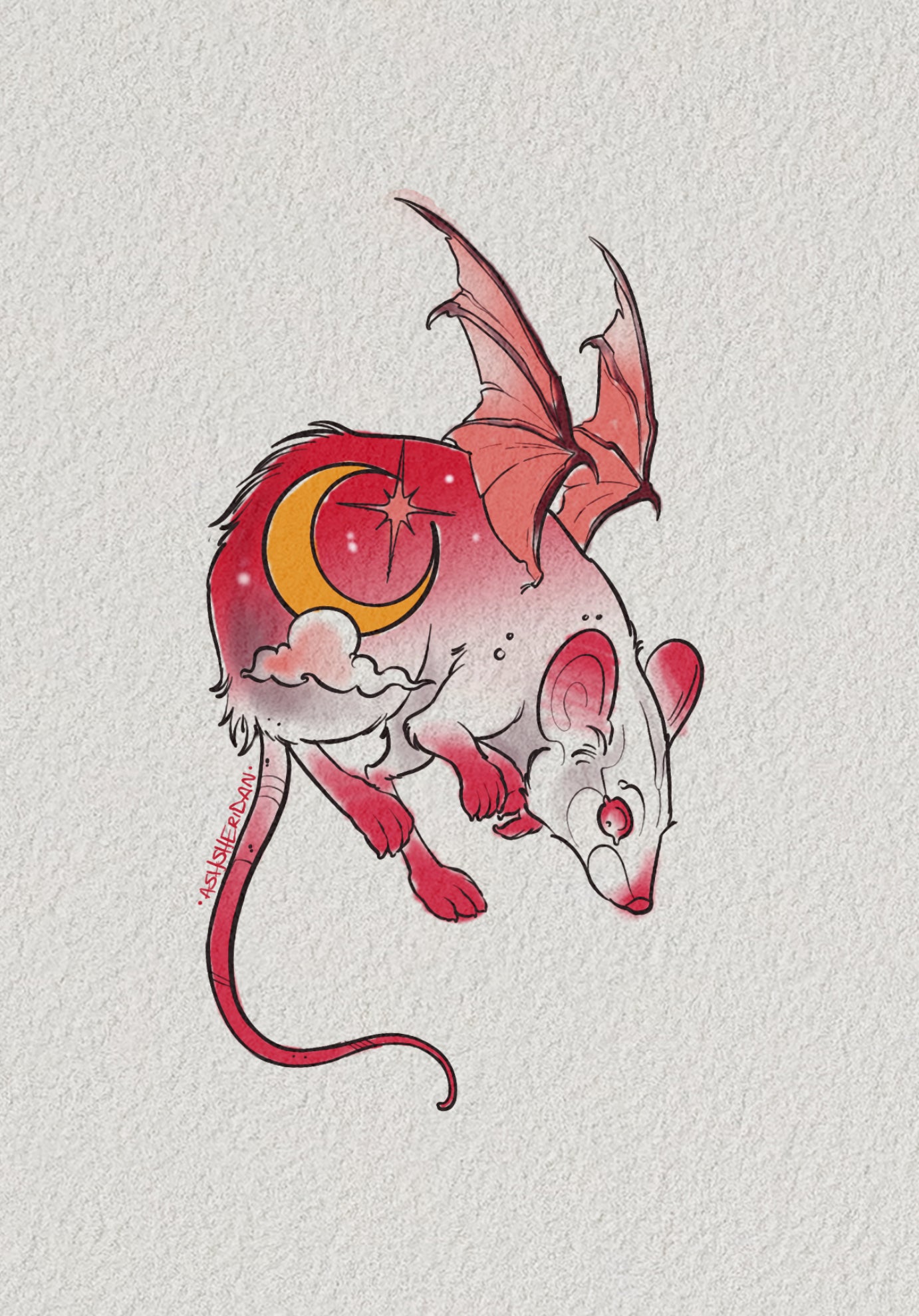 Surreal Celestial Flash by Ash Sheridan — The Ink Factory Dublin
