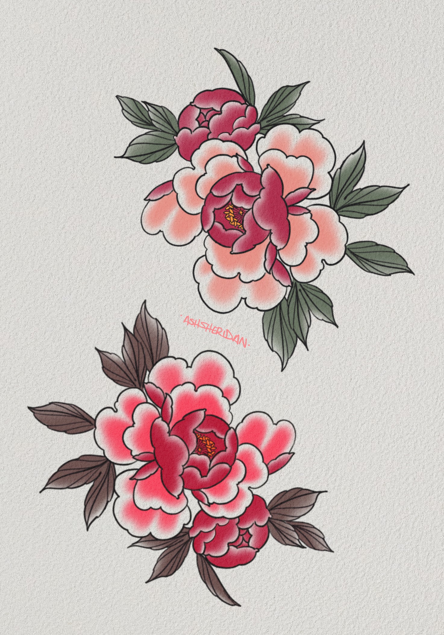 Classic Botanical Flash by Ash Sheridan — The Ink Factory Dublin

