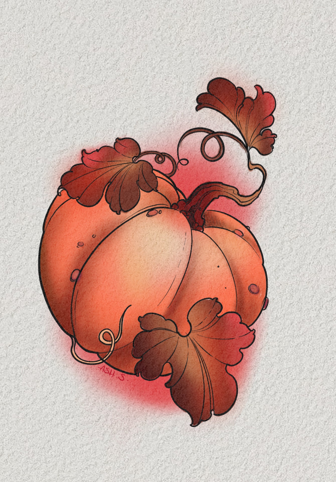 Whimsical Autumn Flash by Ash Sheridan — The Ink Factory Dublin
