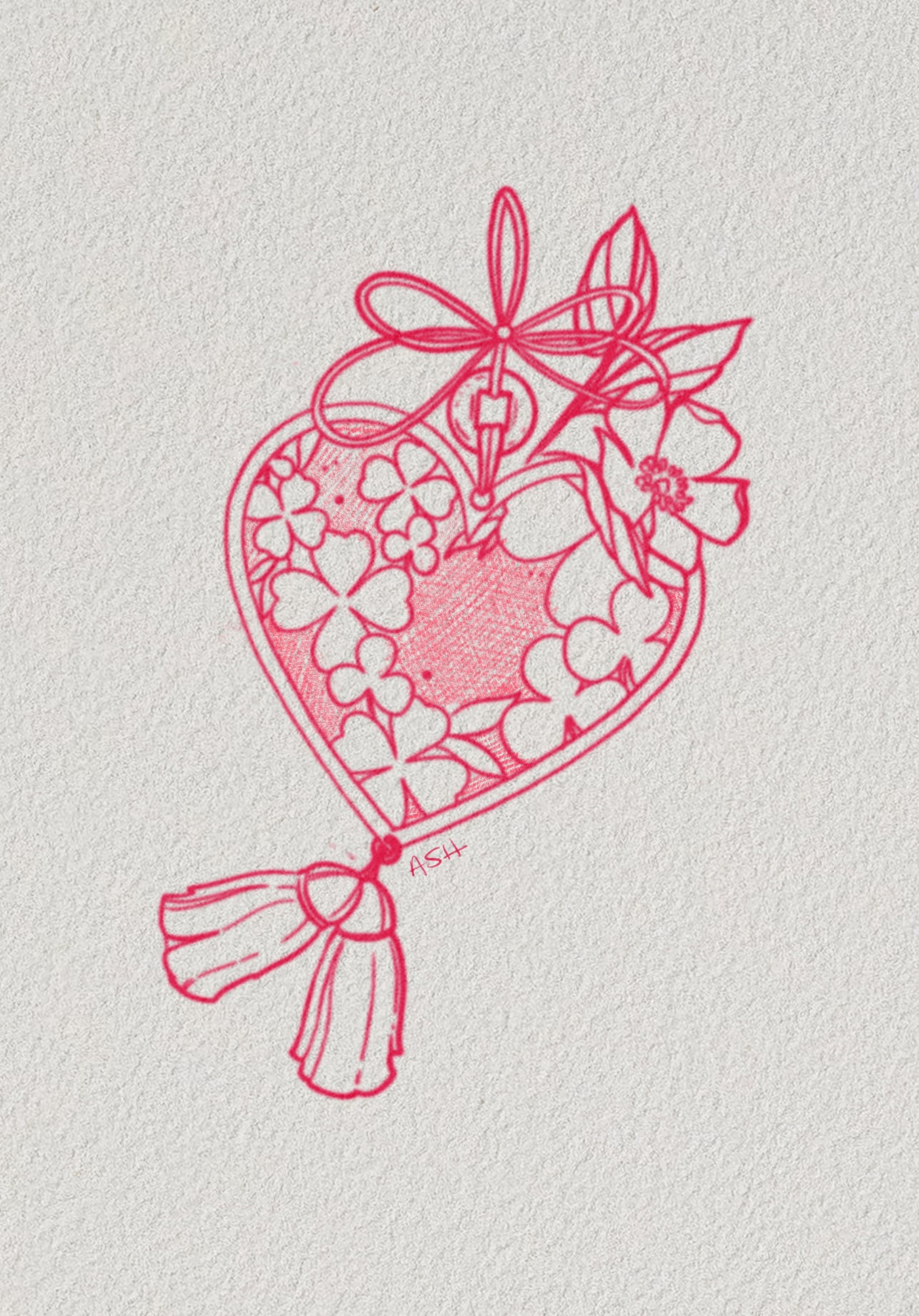 Lucky Floral Flash by Ash Sheridan — The Ink Factory Dublin