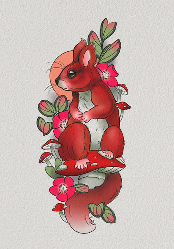 Whimsical Woodland Flash by Ash Sheridan — The Ink Factory Dublin