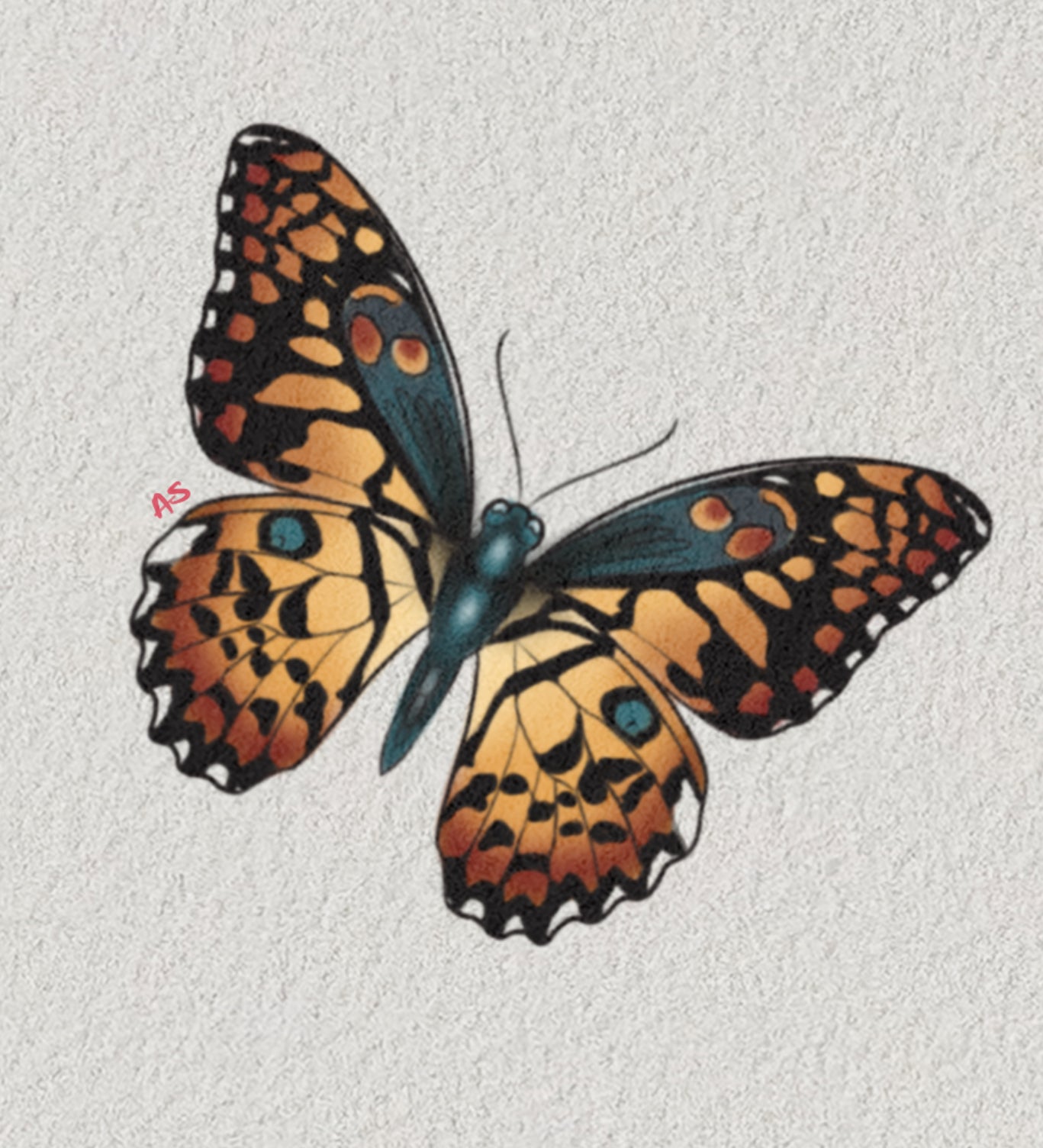 Elegant Butterfly Flash by Ash Sheridan — The Ink Factory Dublin
