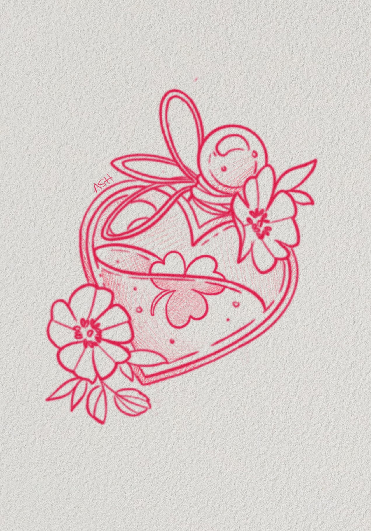 Bottled Luck Tattoo Design by Ash Sheridan – Magical Flash at The Ink Factory Dublin

