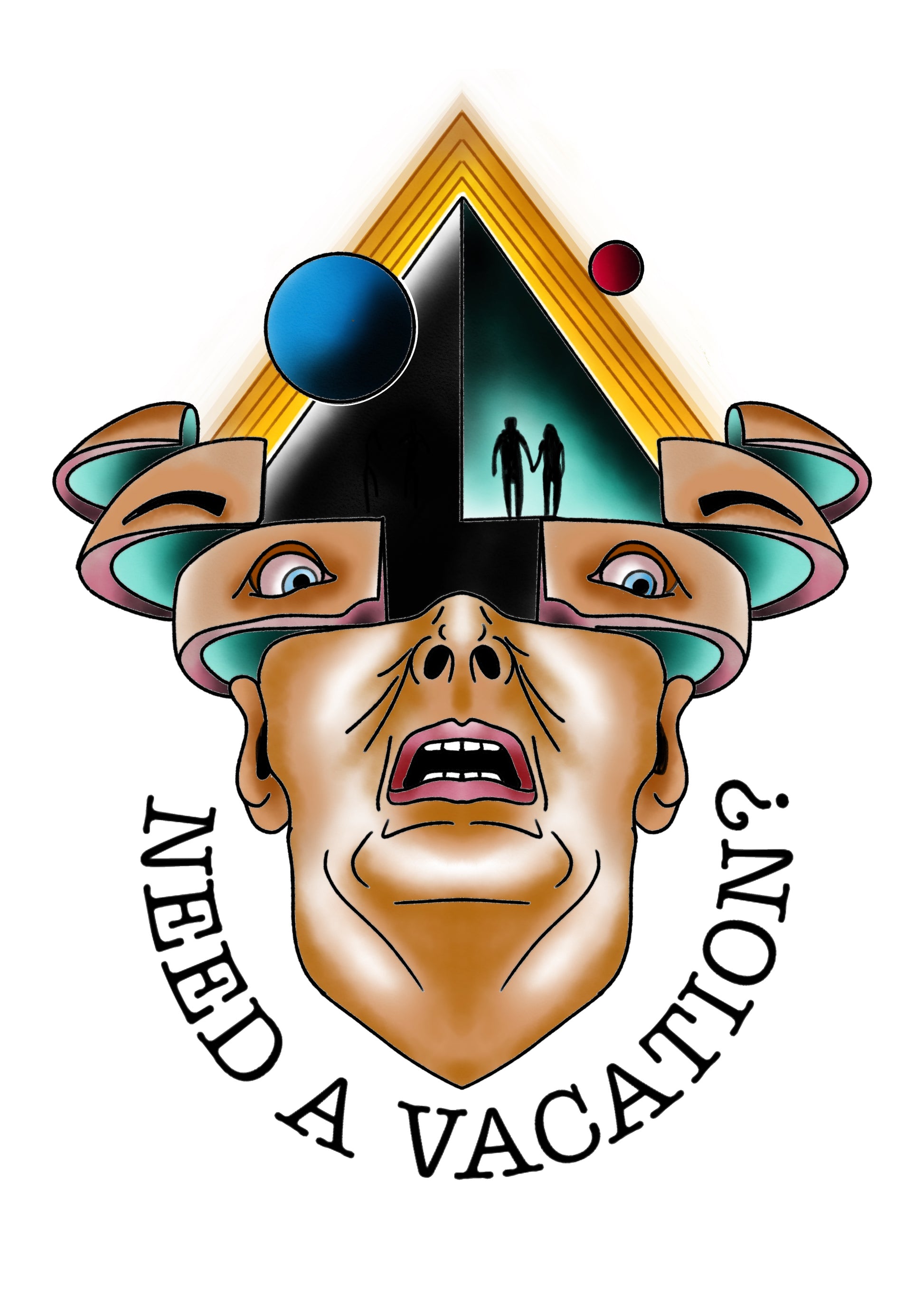 Mars Dreaming flash tattoo design by Sham B