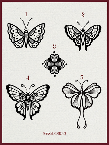 Siogmarks Tattoo Design by Yasmin – Minimal Symmetrical Flash

