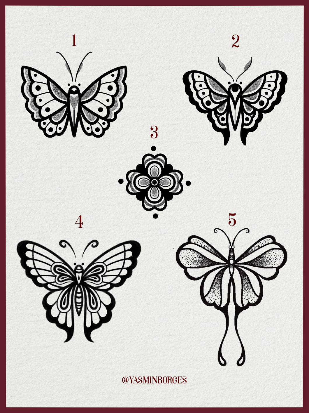 Siogmarks Tattoo Design by Yasmin – Minimal Symmetrical Flash

