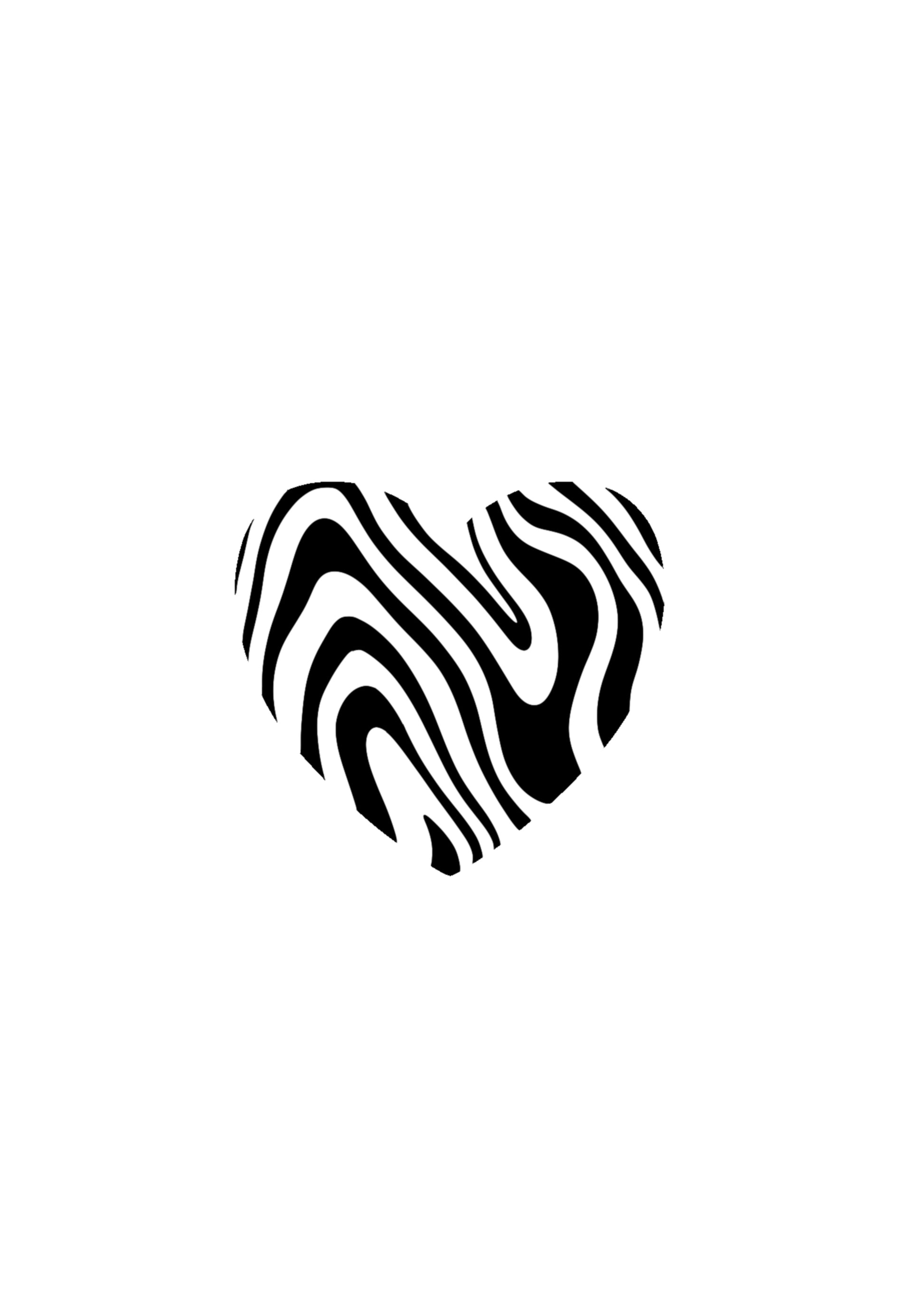 Geometric blackwork heart tattoo flash by Mateus Luis featuring sacred patterns