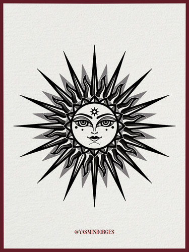 Bold Solar Tattoo Design by Yasmin – Soleil Flash Exclusive

